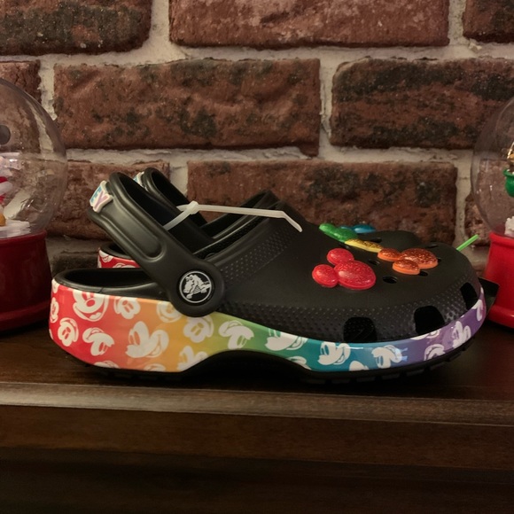 Crocs X Disney Mickey Mouse Rainbow Crocs - Picture 4 of 9